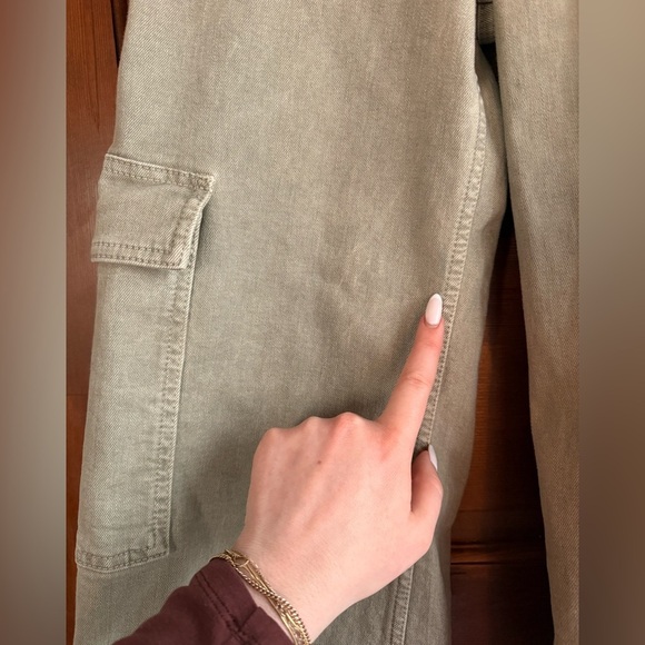 Zara Marine Straight Cargo Pants - Picture 6 of 7